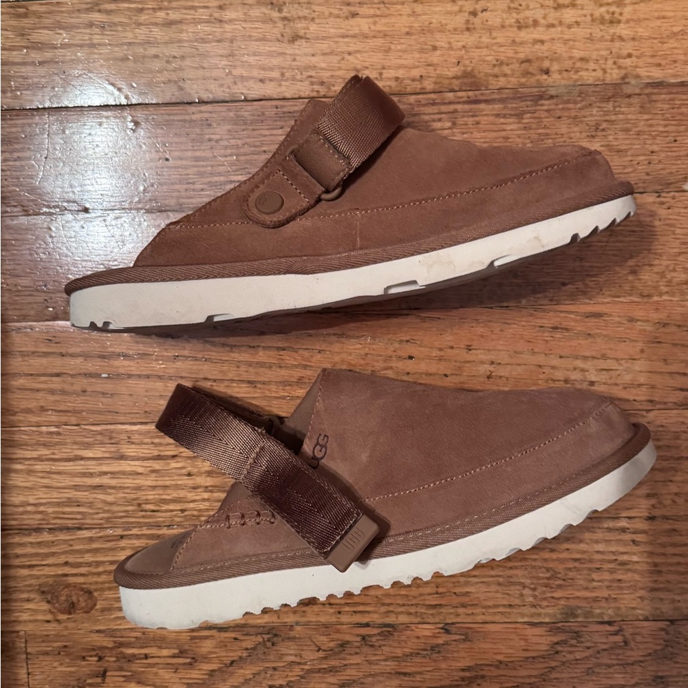 UGG Kids Tan Slip-On Loafers